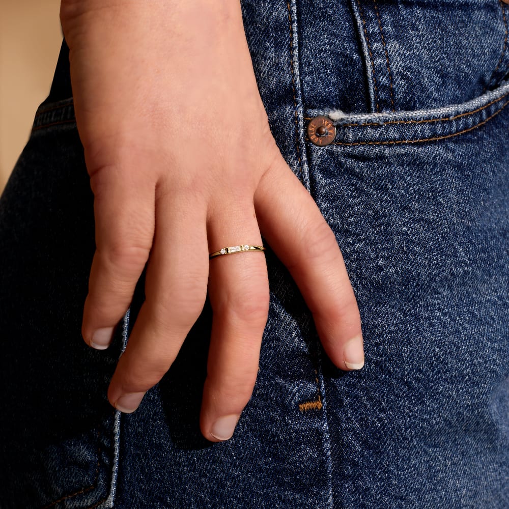 .10 ct. t.w. Diamond Ring in 14kt Yellow Gold