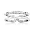 .25 ct. t.w. Diamond Open-Space Double-Band Ring in Sterling Silver