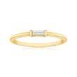 Diamond-Accented Ring in 14kt Yellow Gold