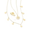 Italian 14kt Yellow Gold North Star Necklace