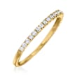 .25 ct. t.w. Diamond Stackable Ring in 14kt Yellow Gold