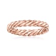 14kt Rose Gold Twisted Ring