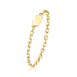 14kt Yellow Gold Cable-Chain Ring