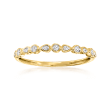 Diamond-Accented Ring in 14kt Yellow Gold