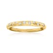 .10 ct. t.w. Diamond Spotted Ring in 14kt Yellow Gold