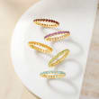 .80 ct. t.w. Amethyst Eternity Band in 14kt Yellow Gold