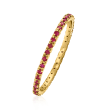 .33 ct. t.w. Ruby Eternity Band in 14kt Yellow Gold