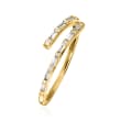 .23 ct. t.w. Diamond Bypass Ring in 14kt Yellow Gold