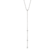 .15 ct. t.w. Diamond Y-Necklace in Sterling Silver