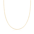 14kt Yellow Gold Paper Clip Link Necklace