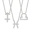 .10 ct. t.w. Diamond Zodiac Necklace in Sterling Silver