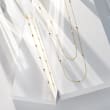 .20 ct. t.w. Diamond Station Necklace in 14kt Yellow Gold