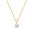 .20 Carat Diamond Solitaire Necklace in 14kt Yellow Gold