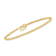 Italian 14kt Yellow Gold Bead Bracelet