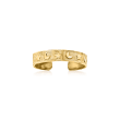 14kt Yellow Gold Celestial Adjustable Toe Ring