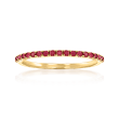 .20 ct. t.w. Ruby Ring in 14kt Yellow Gold