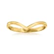 14kt Yellow Gold Chevron Ring