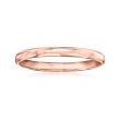 14kt Rose Gold Polished Ring