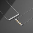 .50 ct. t.w. Diamond Bar Necklace in Sterling Silver
