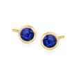 .40 ct. t.w. Sapphire Stud Earrings in 14kt Yellow Gold