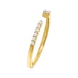 .12 ct. t.w. Diamond Open-Band Ring in 14kt Yellow Gold