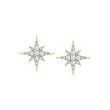.15 ct. t.w. Diamond Star Stud Earrings in 14kt Yellow Gold