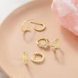 .15 ct. t.w. Diamond Huggie Hoop Earrings in 14kt Yellow Gold