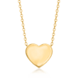 14kt Yellow Gold Heart Pendant Necklace