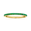 .20 ct. t.w. Emerald Ring in 14kt Yellow Gold