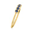 .20 ct. t.w. Sapphire Ring in 14kt Yellow Gold