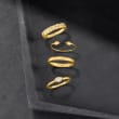 Italian 14kt Yellow Gold Textured Ring