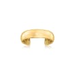 14kt Yellow Gold Wide Adjustable Toe Ring
