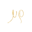 14kt Yellow Gold Endless Swirl Wire Earrings