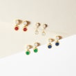 .40 ct. t.w. Bezel-Set Diamond Linear Drop Earrings in 14kt Yellow Gold