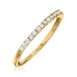 .25 ct. t.w. Diamond Stackable Ring in 14kt Yellow Gold