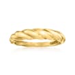 14kt Yellow Gold Shrimp Ring