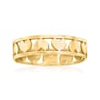 Italian 14kt Yellow Gold Heart Ring