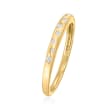 .10 ct. t.w. Diamond Spotted Ring in 14kt Yellow Gold