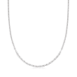 .50 ct. t.w. Diamond Half-Tennis Necklace in Sterling Silver