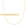 1.9mm 14kt Yellow Gold Figaro-Link Necklace