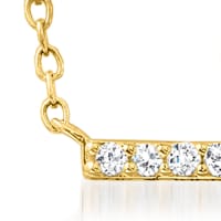 Diamond Bar Necklace. 16