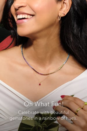 Oh What Fun! Celebrate with beautiful gemstones in a rainbow of hues
