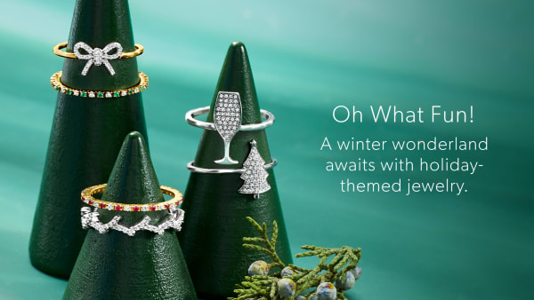 Let It Snow. A winter wonderland awaits with holiday-themed jewelry