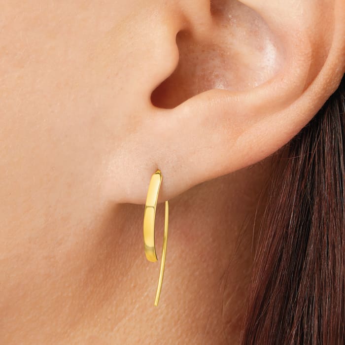 14kt Yellow Gold Drop Earrings