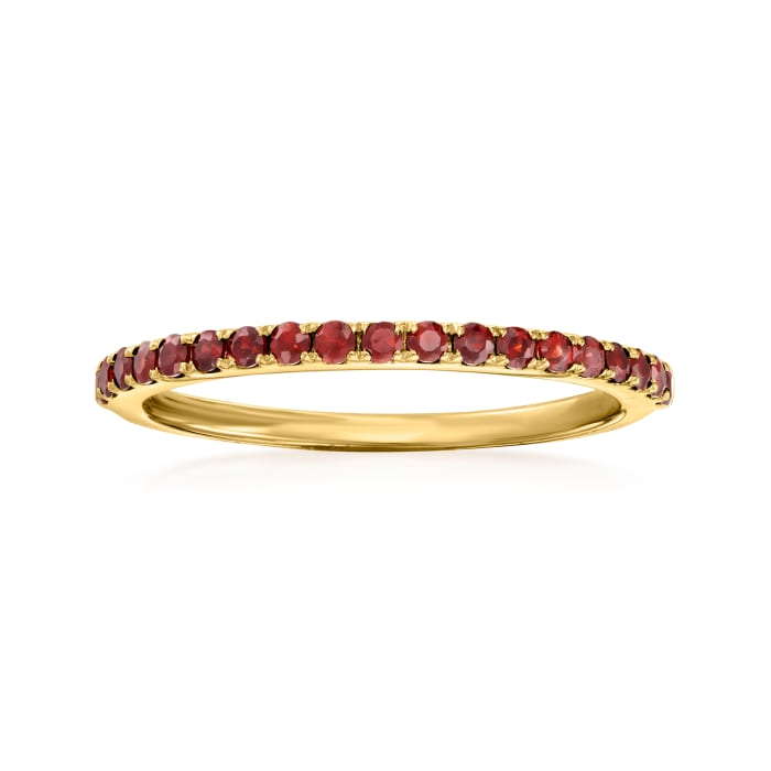.30 ct. t.w. Garnet Ring in 14kt Yellow Gold