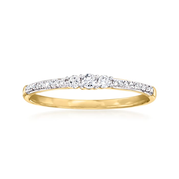 .15 ct. t.w. Diamond Ring in 14kt Yellow Gold