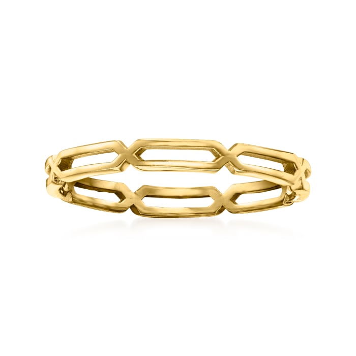 14kt Yellow Gold Open-Link Ring