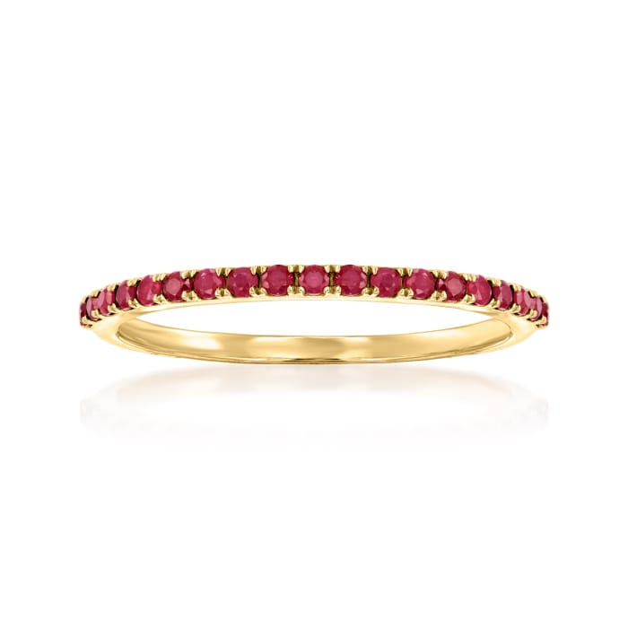 .20 ct. t.w. Ruby Ring in 14kt Yellow Gold