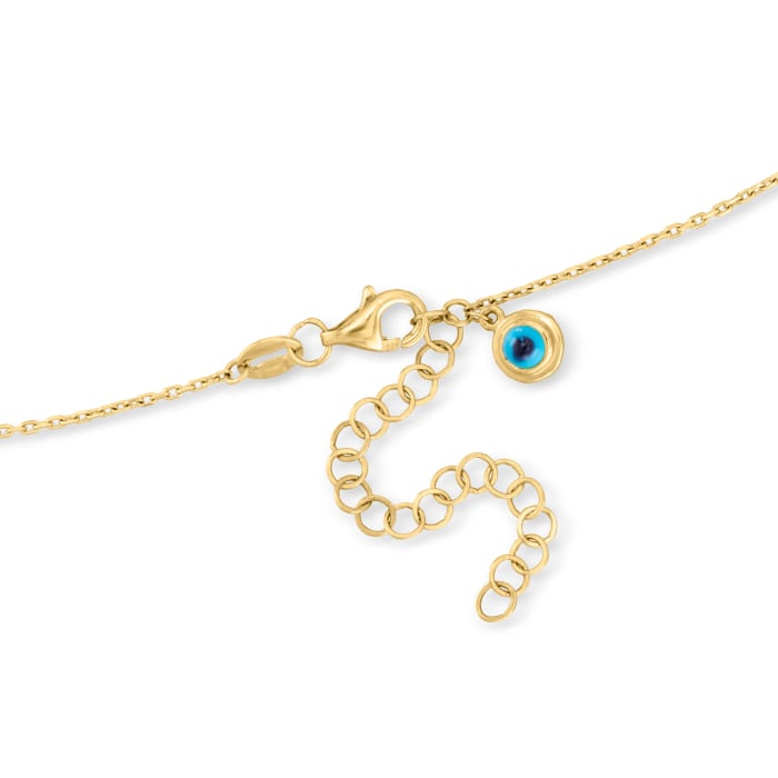 14kt Yellow Gold Spike Drop Necklace