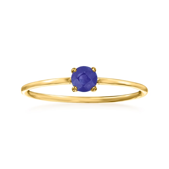 .20 Carat Sapphire Ring in 14kt Yellow Gold